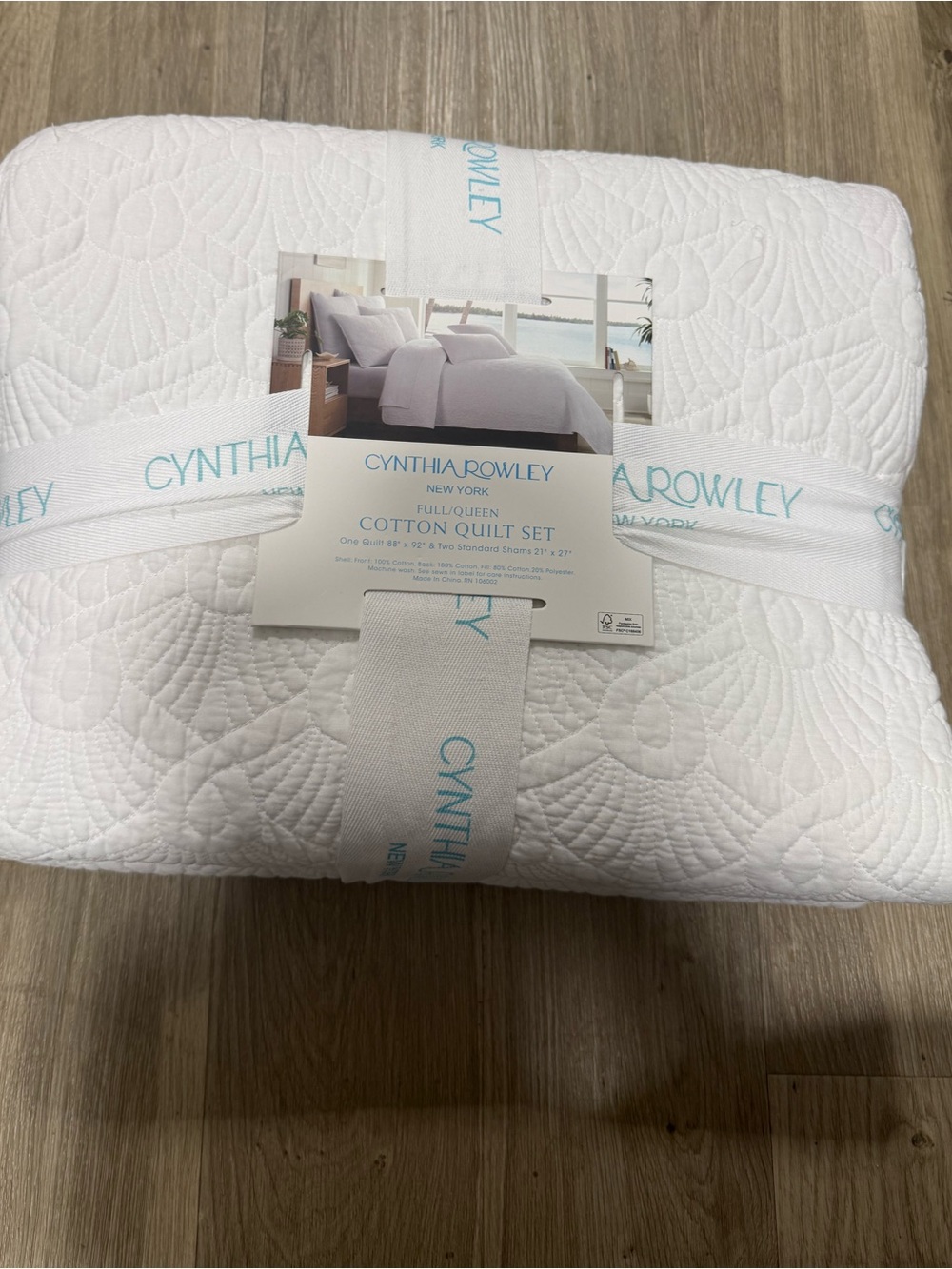 Cynthia Rowley Reversible Cotton Quilt Set